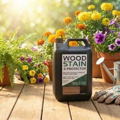 Yardistry Direct ‘Mocha Brown’ Wood Stain & Protector 5L Wood Stain Preserver yardistrydirect.co.uk