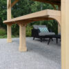 12ft Meridian Gazebo Wooden Bar Counter - Image 4