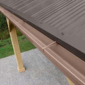 Rain Gutter Kit 12ft x 12ft Meridian Gazebo 3.7m x 3.7m Wooden Gazebo yardistrydirect.co.uk 2