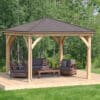 Rain Gutter Kit 12ft x 12ft Meridian Gazebo - Image 5