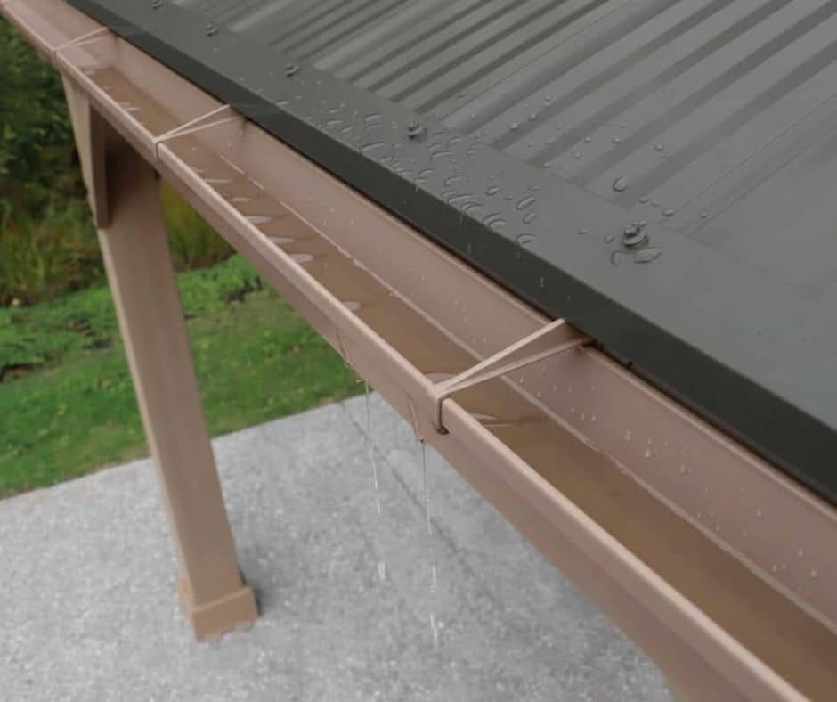 Costco Pavilion Rain Gutter Kit (14ft x 12ft)
