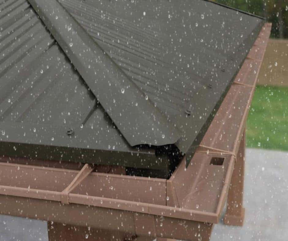 Costco Gazebo Rain Gutter Kit (12ft x 12ft Gazebo) Costco Accessories yardistrydirect.co.uk 1