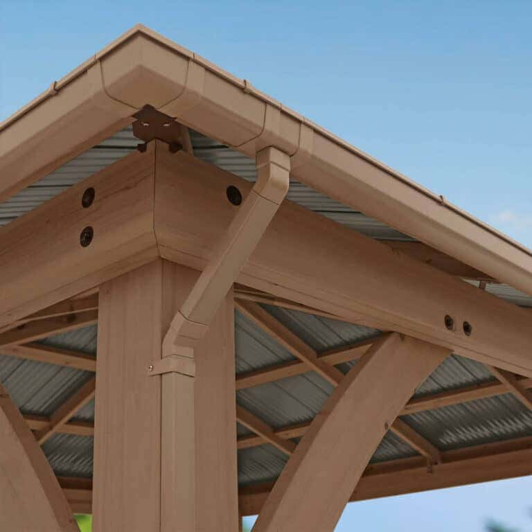 Costco Gazebo Rain Gutter Kit (12ft x 16ft Gazebo) Yardistry Direct UK