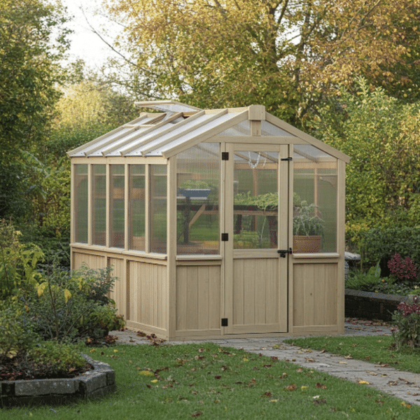 Yardistry Wooden Greenhouse 8ft x 9.7ft (2.4m x 2.9m)