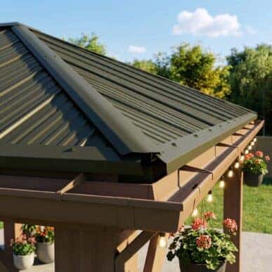 Costco Gazebo Rain Gutter Kit (12ft x 16ft Gazebo) Costco Accessories yardistrydirect.co.uk 1