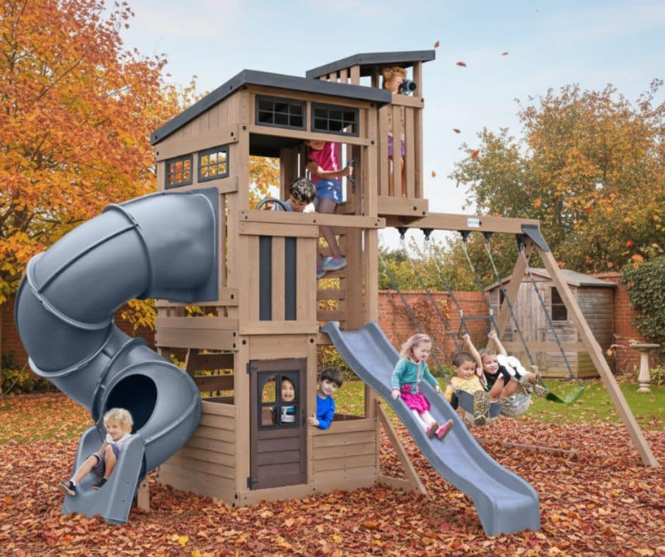 The Skyline Lookout Wooden Climbing Frame