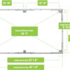 Meridian Gazebo 12ft x 24ft (3.7m x 7.4m) with Wooden Bar Counter - Image 3