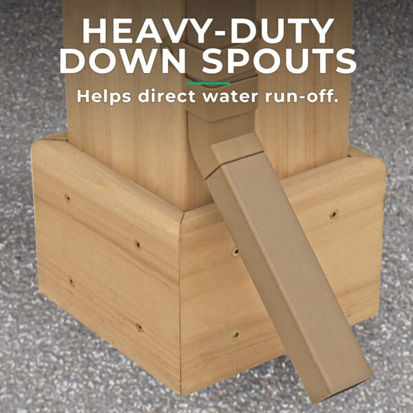 Rain Gutter Kit for 12ft x 10ft Meridian Gazebo - Image 3
