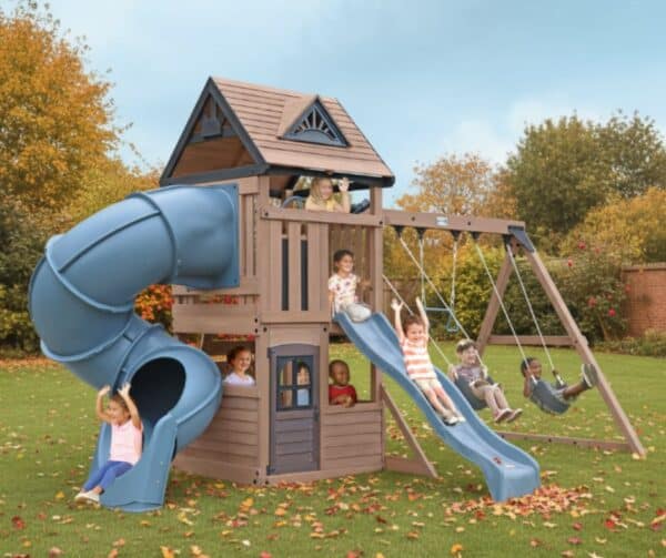 Mountain Peak Wooden Climbing Frame