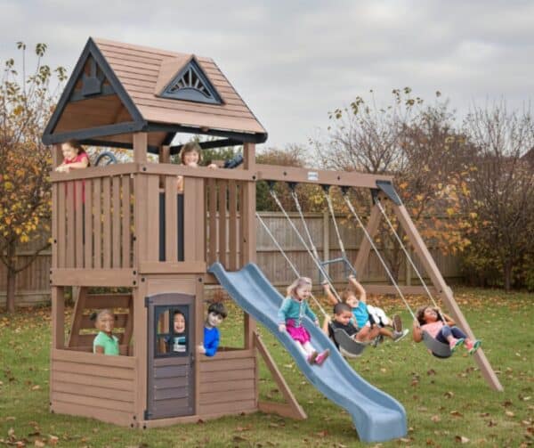 Driftwood Cove Wooden Climbing Frame