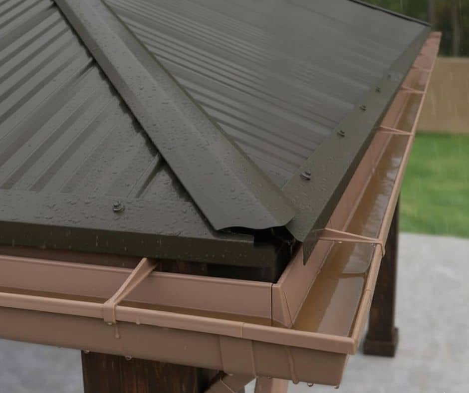 Costco Gazebo Rain Gutter Kit (10ft x 12ft) Gazebo