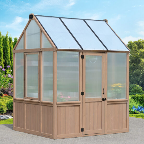 Meridian Greenhouse 6.7 ft x 7.6 ft (2.06 m x 2.32 m)
