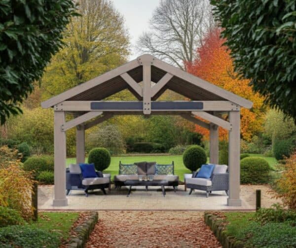 Yardistry Pavilion 16ft x 14ft (4.9m x 4.3m), Wooden Frame